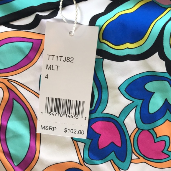 Trina Turk Mandalay Tankini Top 4 and 6 NWT - Picture 8 of 10